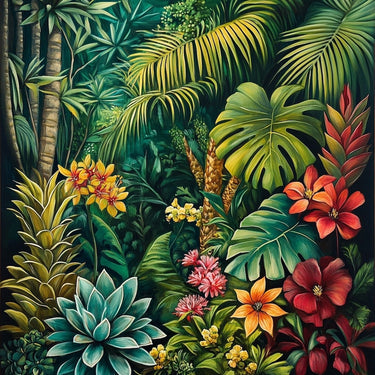 Tropical Mural Canvas